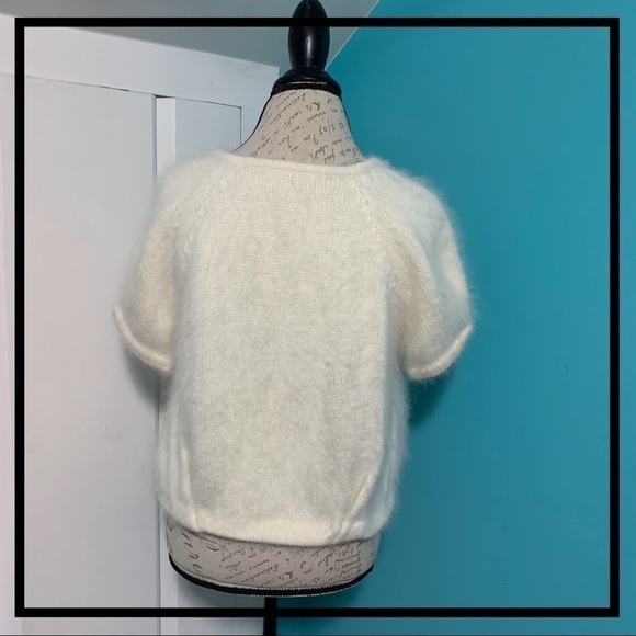 Ann TAYLOR LOFT Rabbit Hair Blend Crop Sweater - Picture 5 of 7